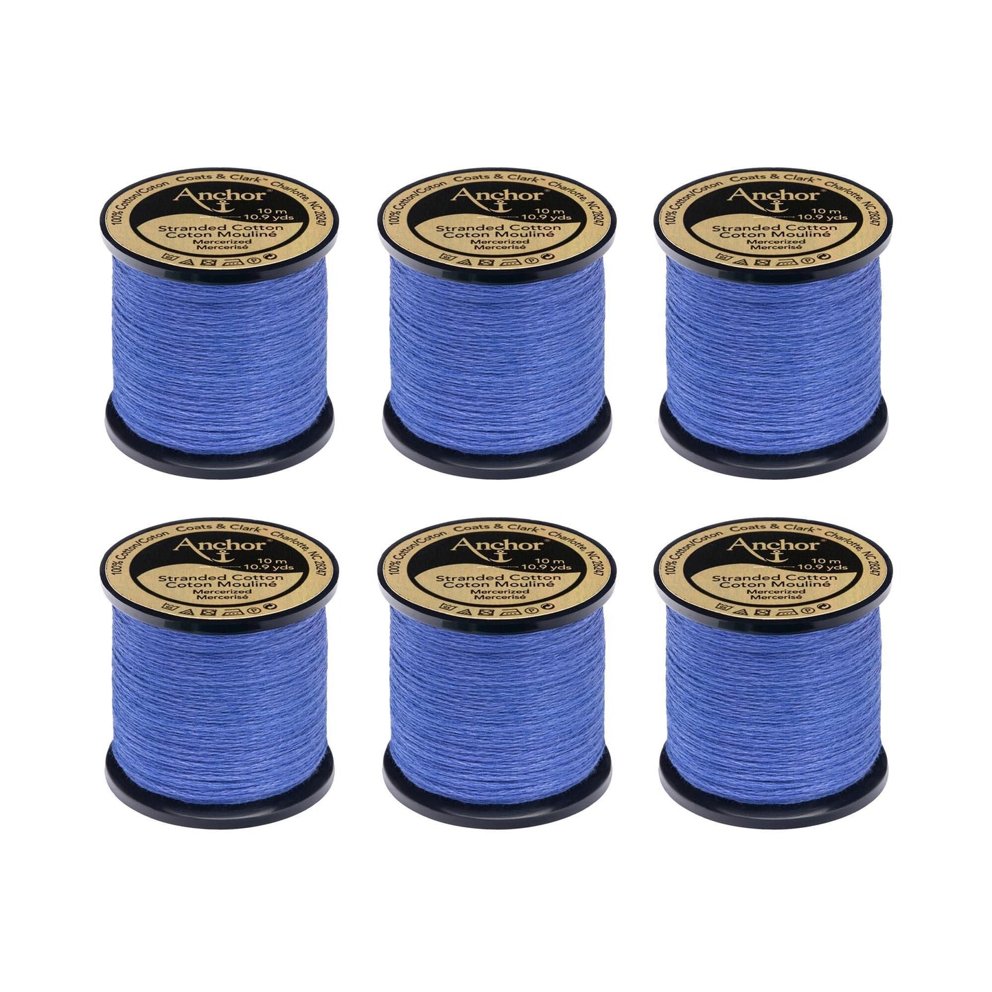 AN Spooled Floss 10 Meters (6 Pack) - Clearance shades