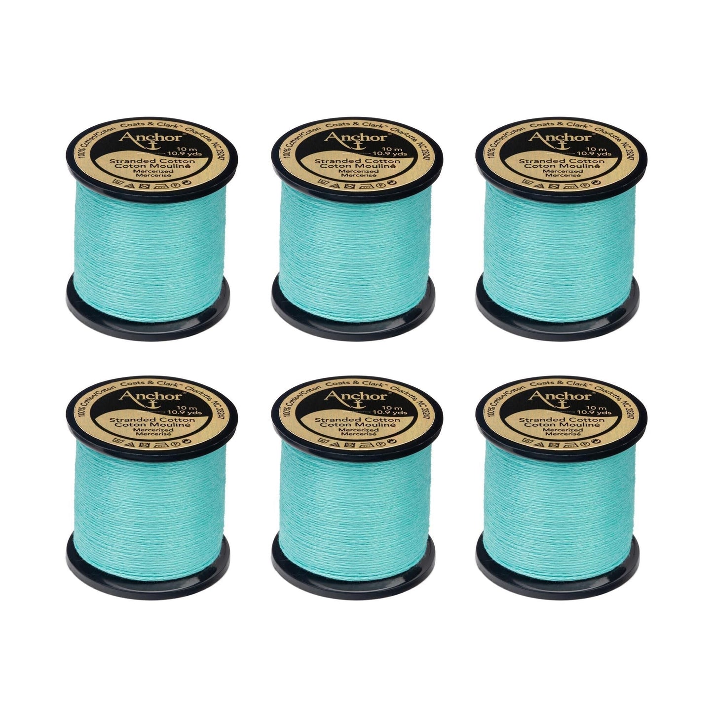 AN Spooled Floss 10 Meters (6 Pack) - Clearance shades