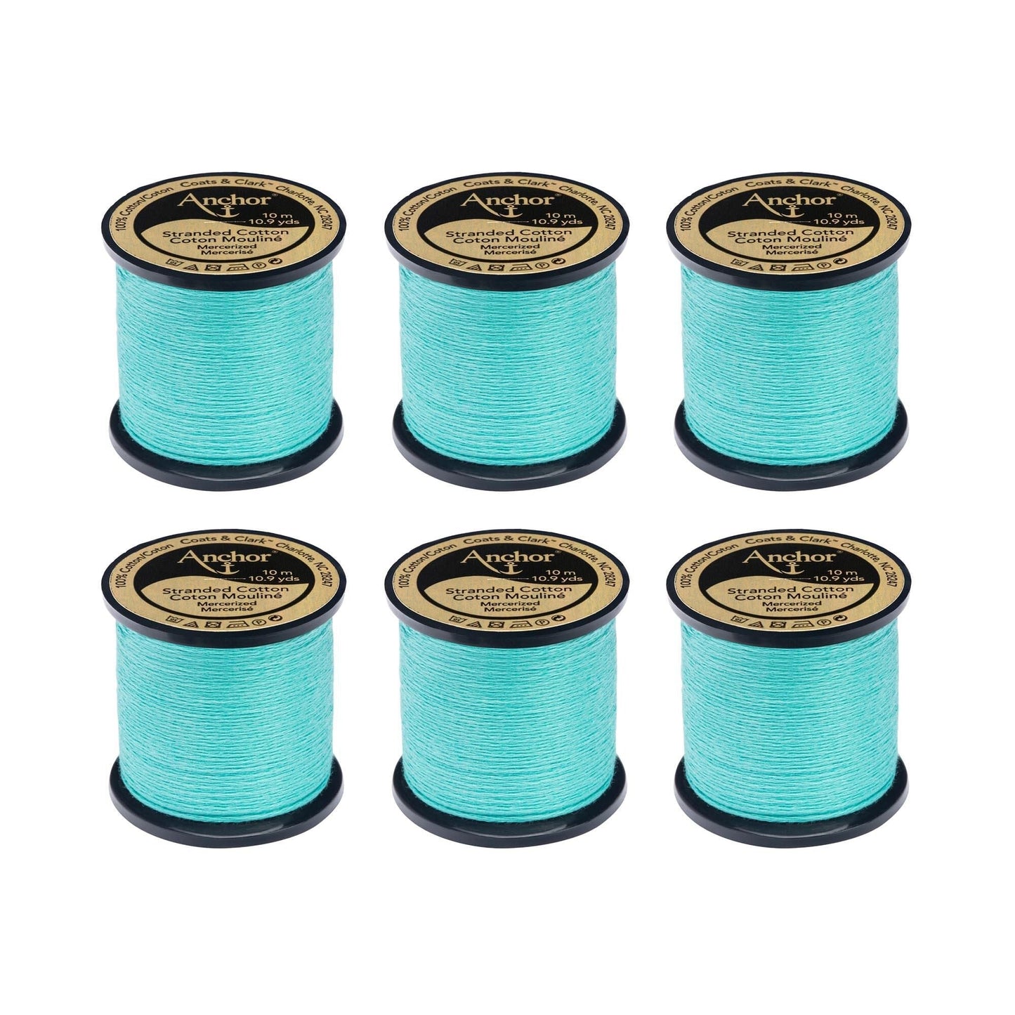 AN Spooled Floss 10 Meters (6 Pack) - Clearance shades