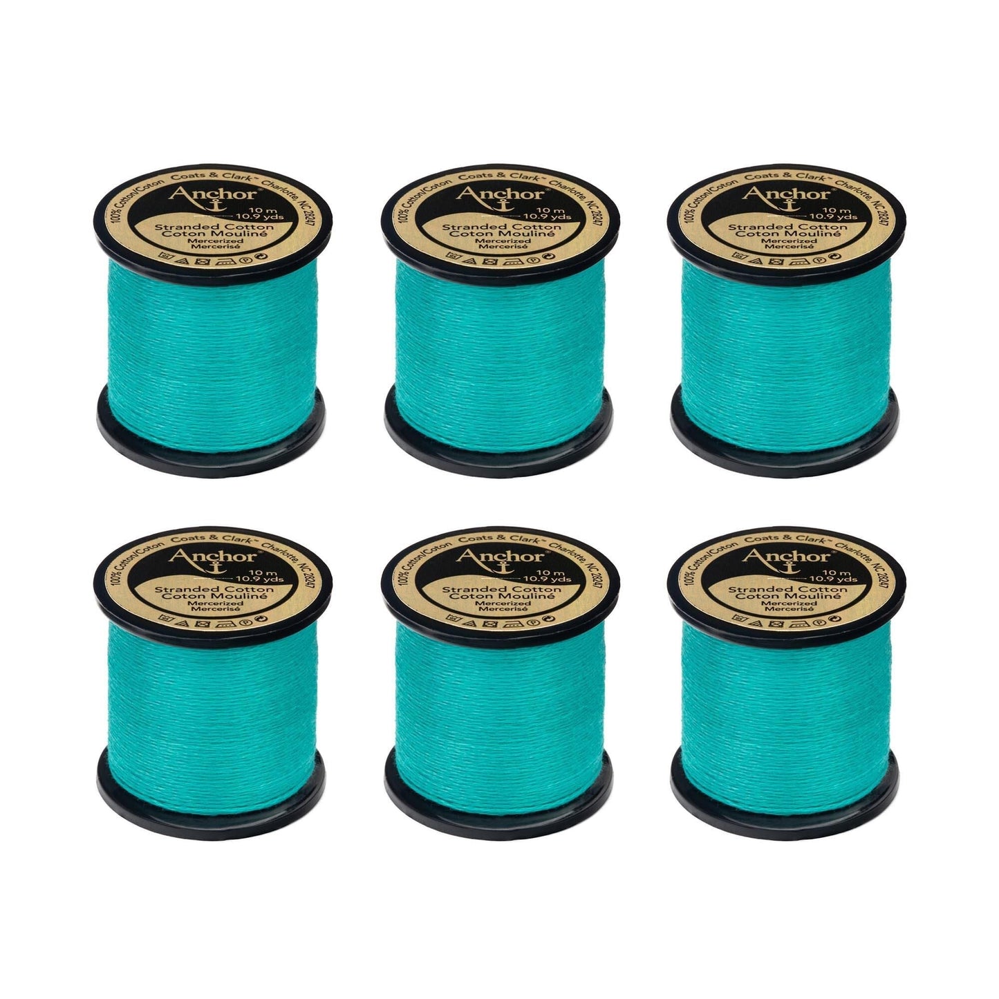 AN Spooled Floss 10 Meters (6 Pack) - Clearance shades