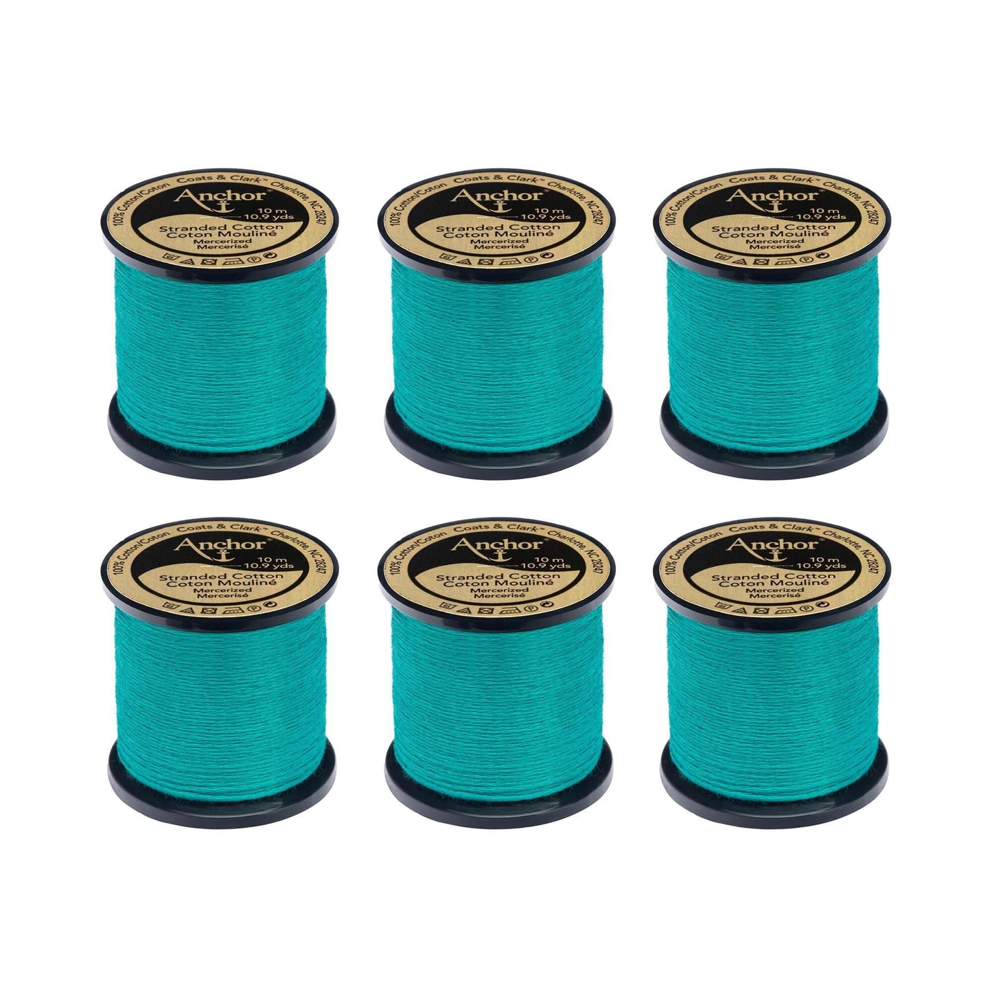 AN Spooled Floss 10 Meters (6 Pack) - Clearance shades
