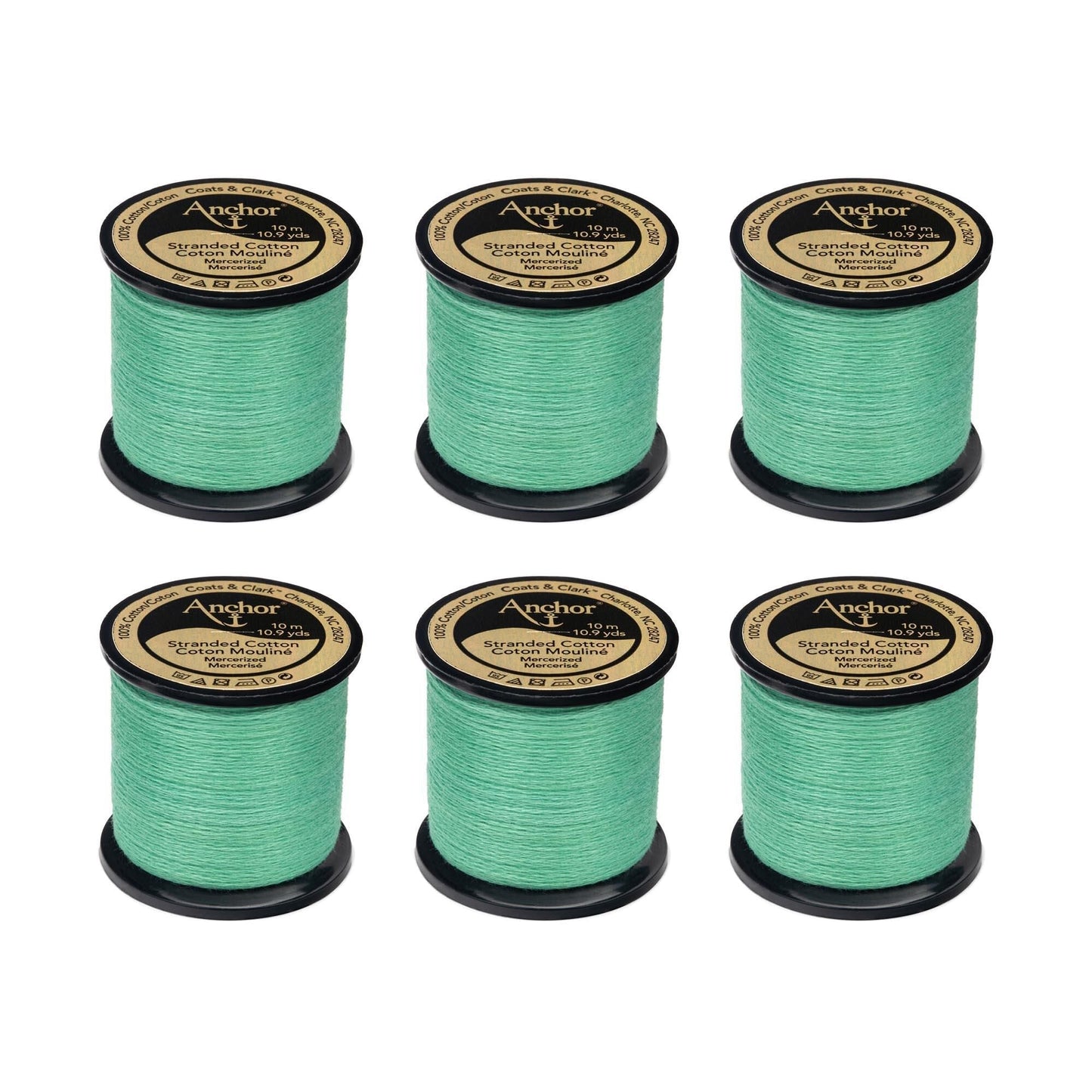 AN Spooled Floss 10 Meters (6 Pack) - Clearance shades
