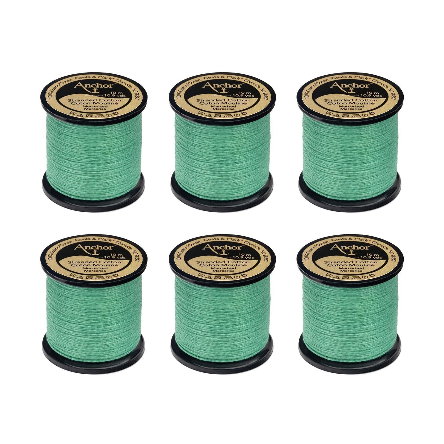 AN Spooled Floss 10 Meters (6 Pack) - Clearance shades