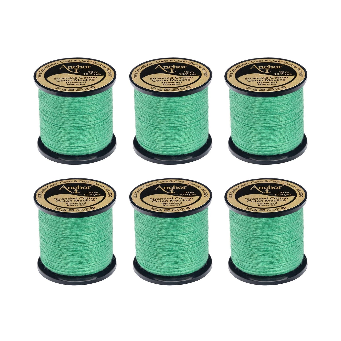 AN Spooled Floss 10 Meters (6 Pack) - Clearance shades