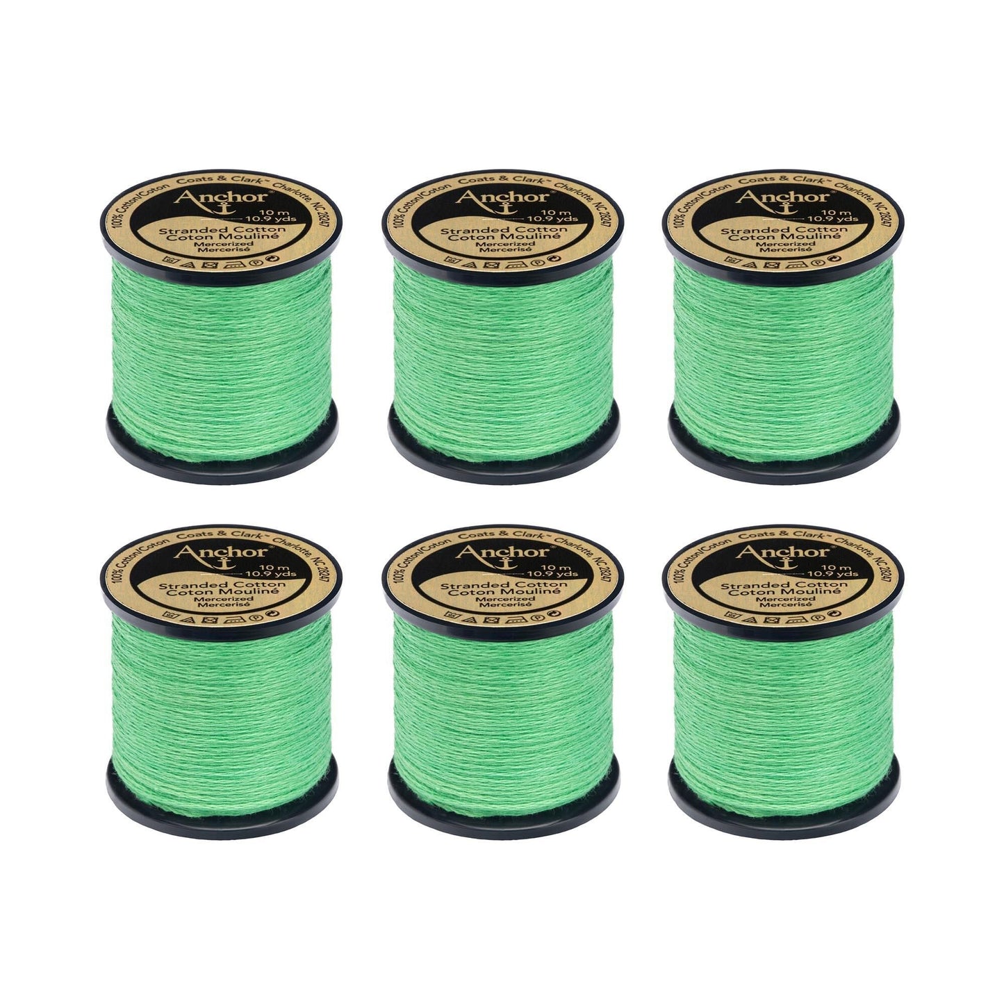 AN Spooled Floss 10 Meters (6 Pack) - Clearance shades