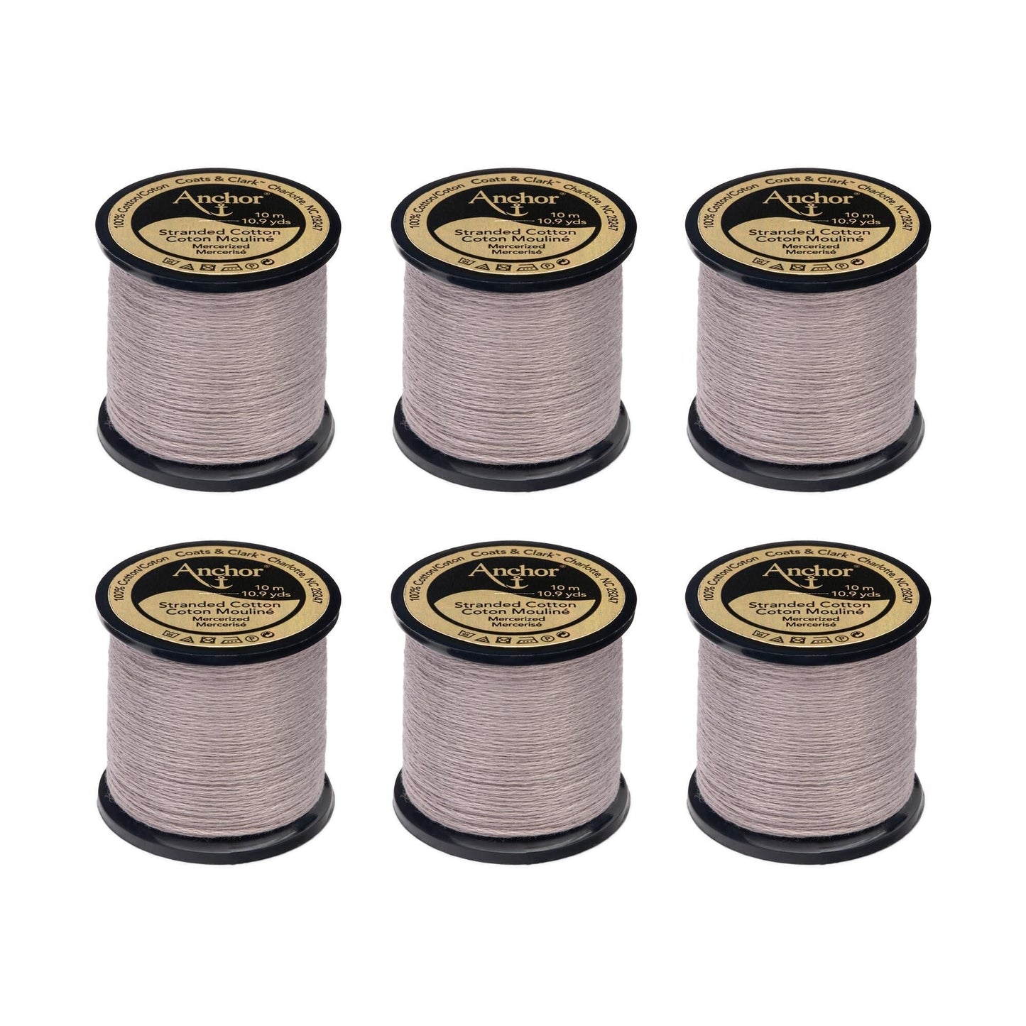 AN Spooled Floss 10 Meters (6 Pack) - Clearance shades