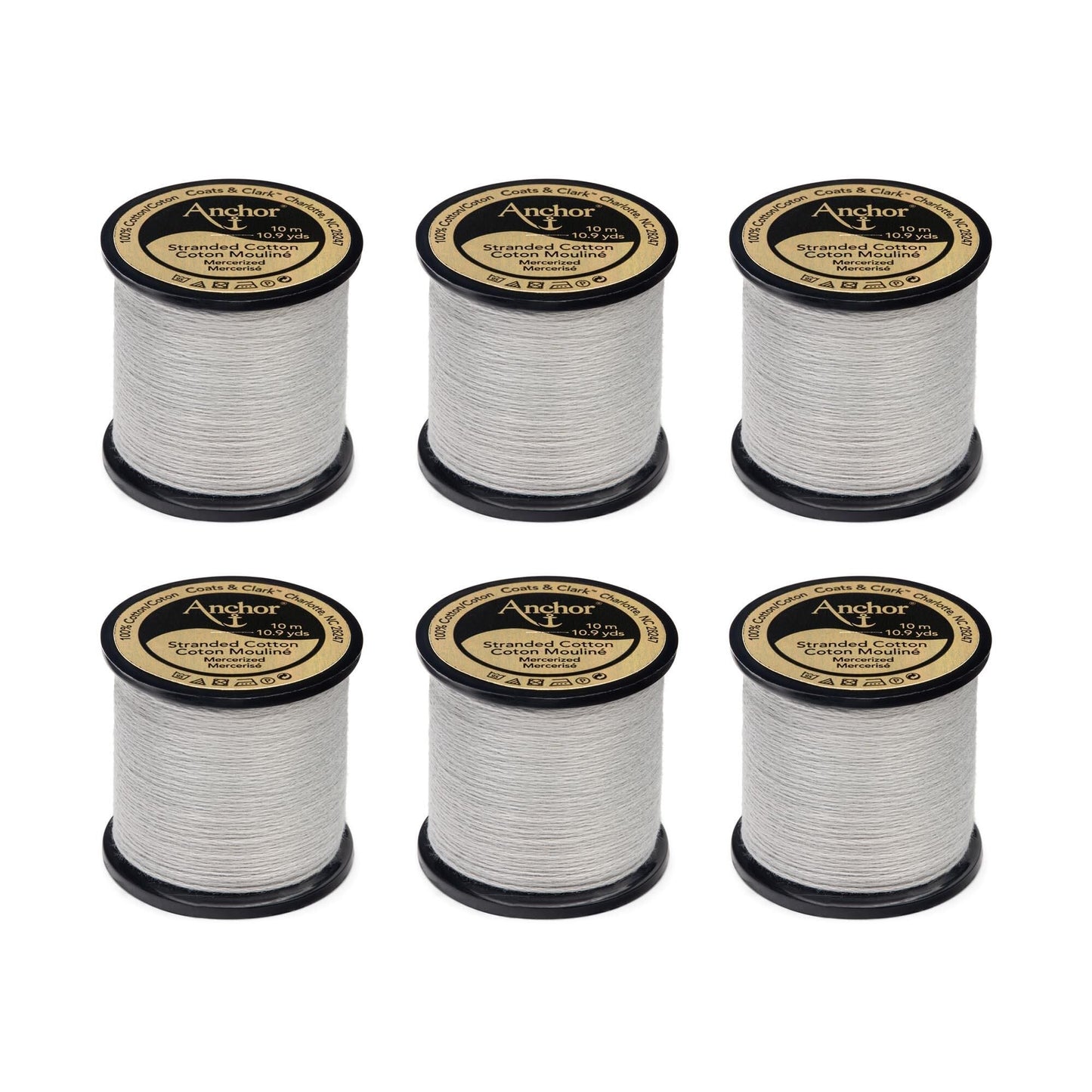 AN Spooled Floss 10 Meters (6 Pack) - Clearance shades