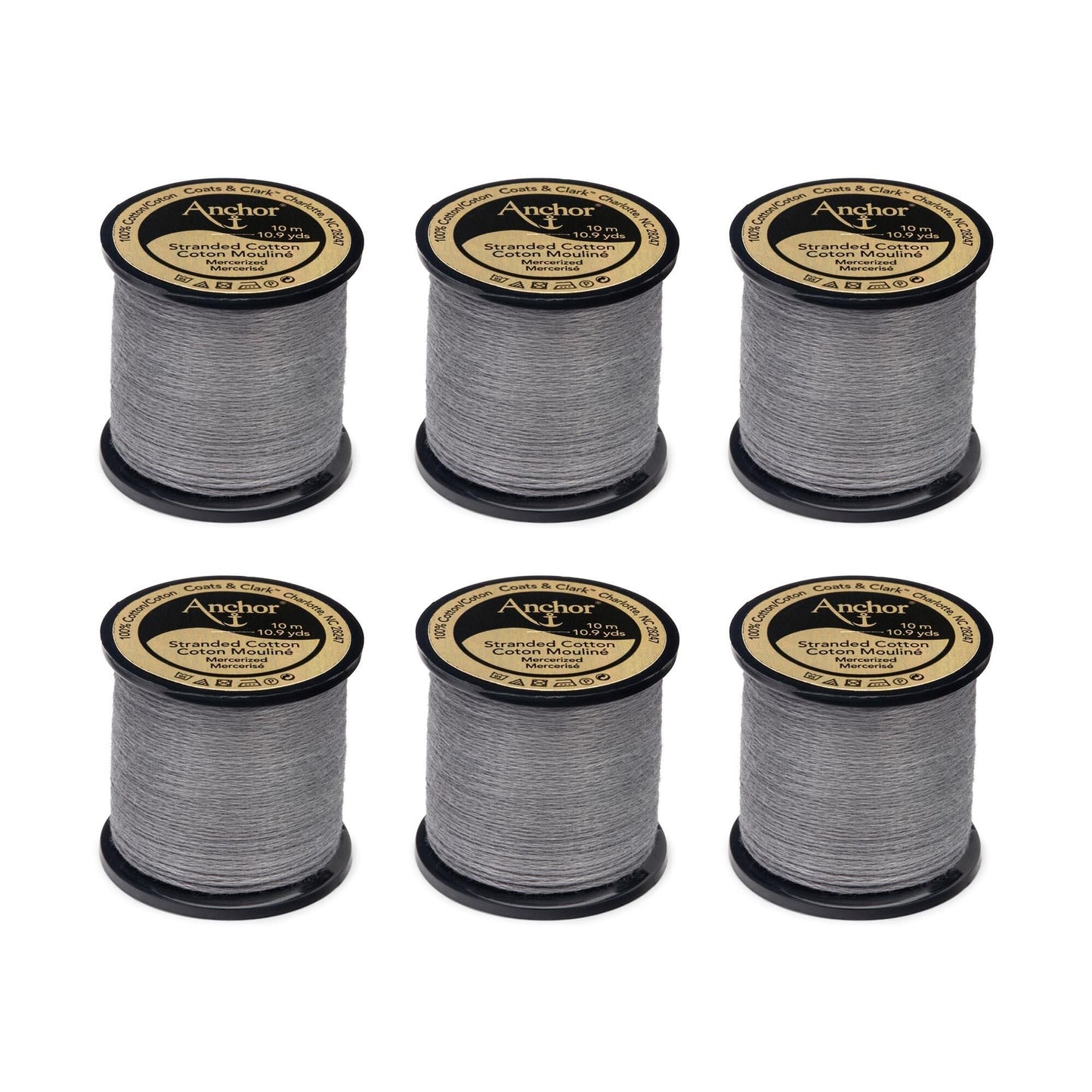 AN Spooled Floss 10 Meters (6 Pack) - Clearance shades