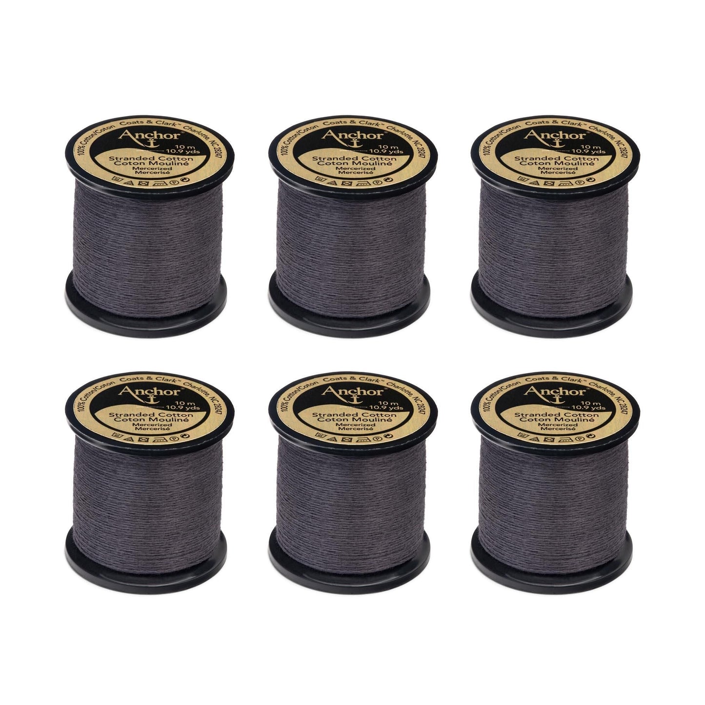 AN Spooled Floss 10 Meters (6 Pack) - Clearance shades