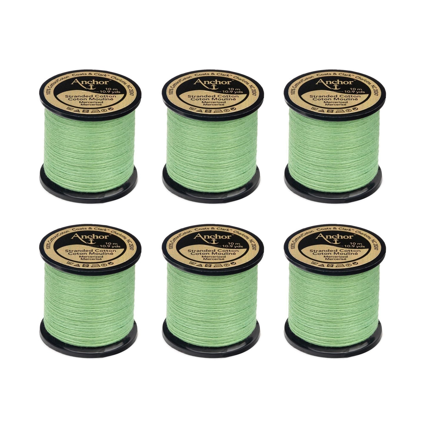 AN Spooled Floss 10 Meters (6 Pack) - Clearance shades