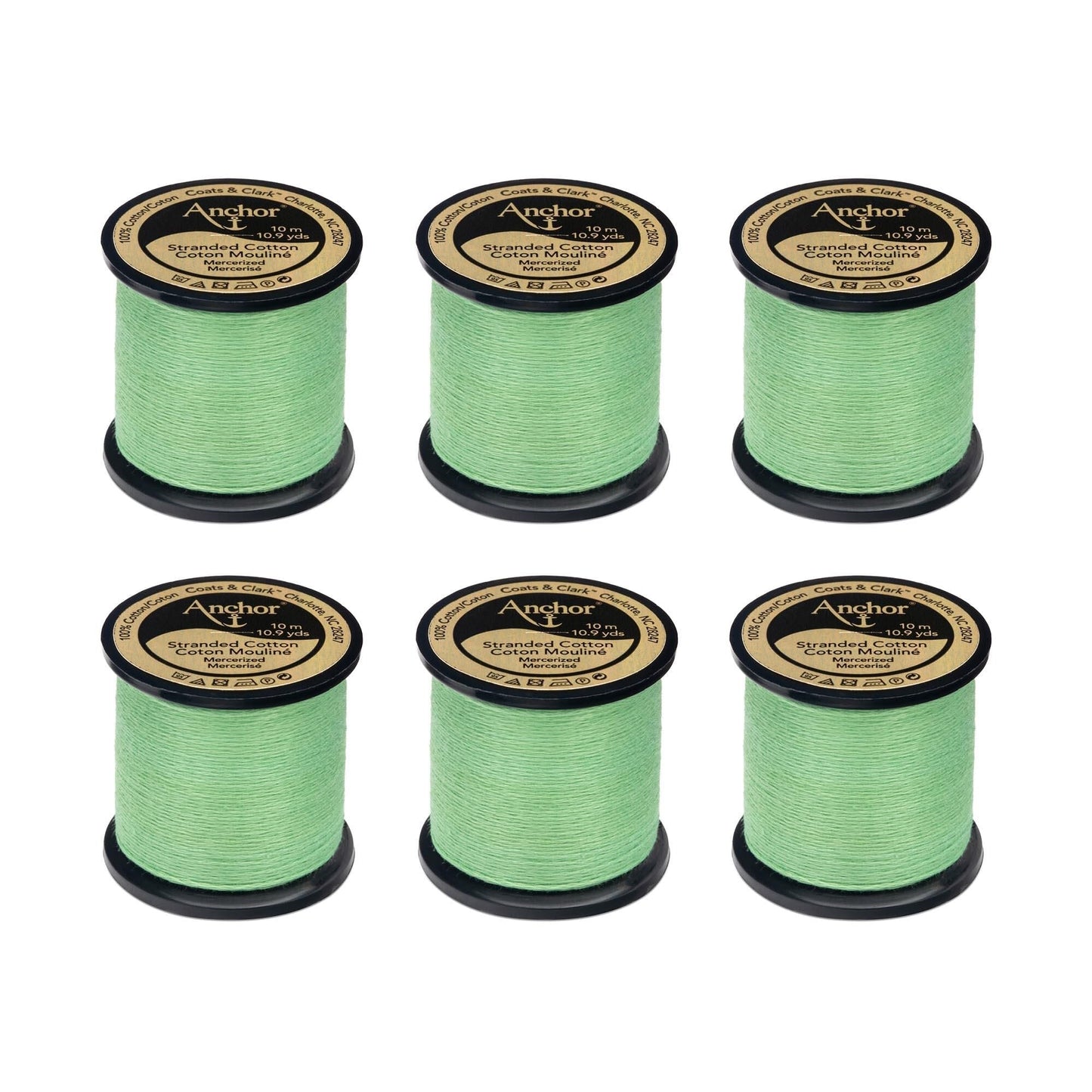 AN Spooled Floss 10 Meters (6 Pack) - Clearance shades