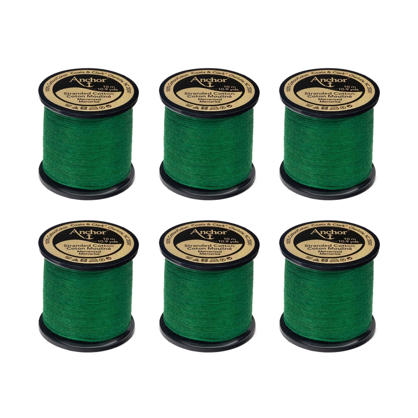 AN Spooled Floss 10 Meters (6 Pack) - Clearance shades