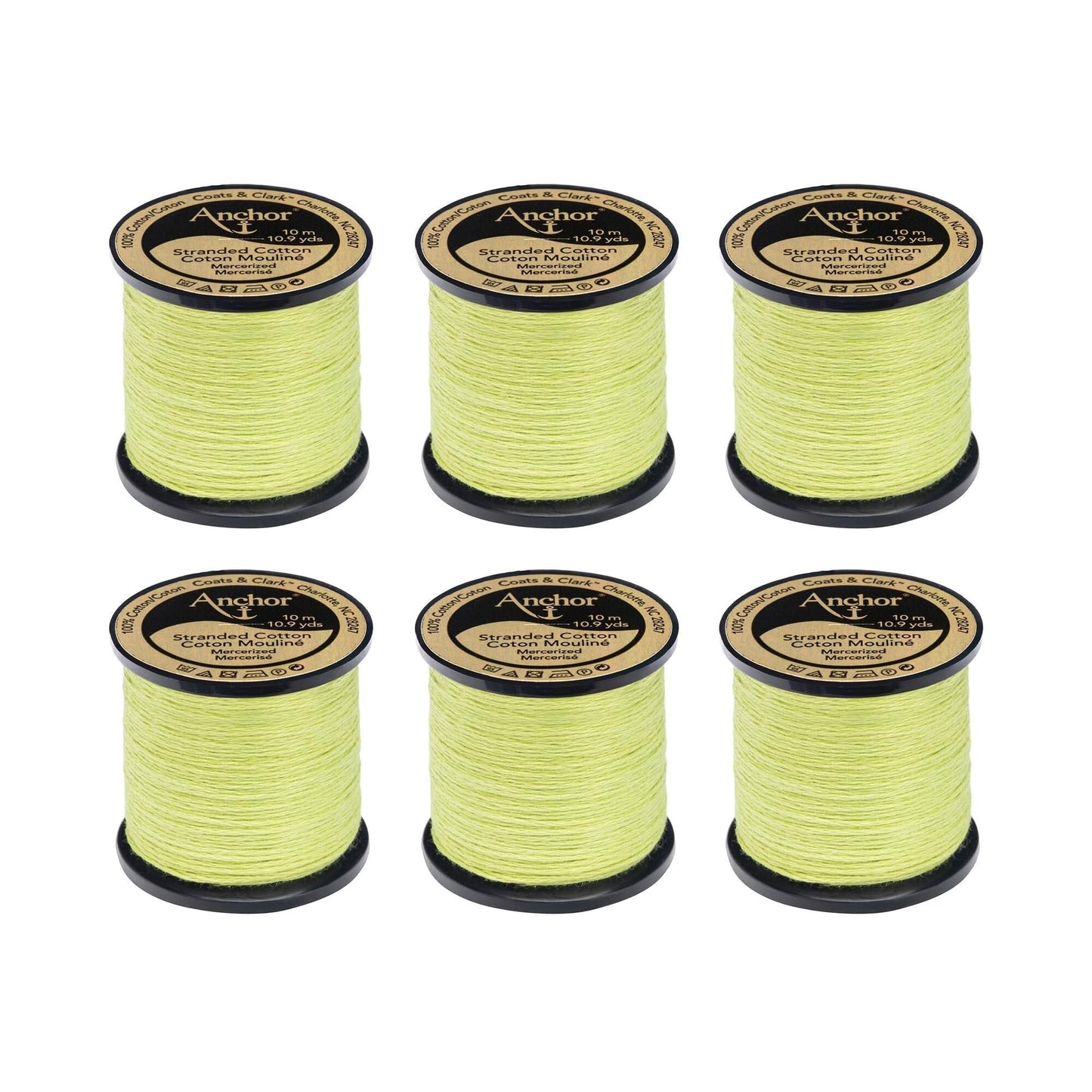 AN Spooled Floss 10 Meters (6 Pack) - Clearance shades