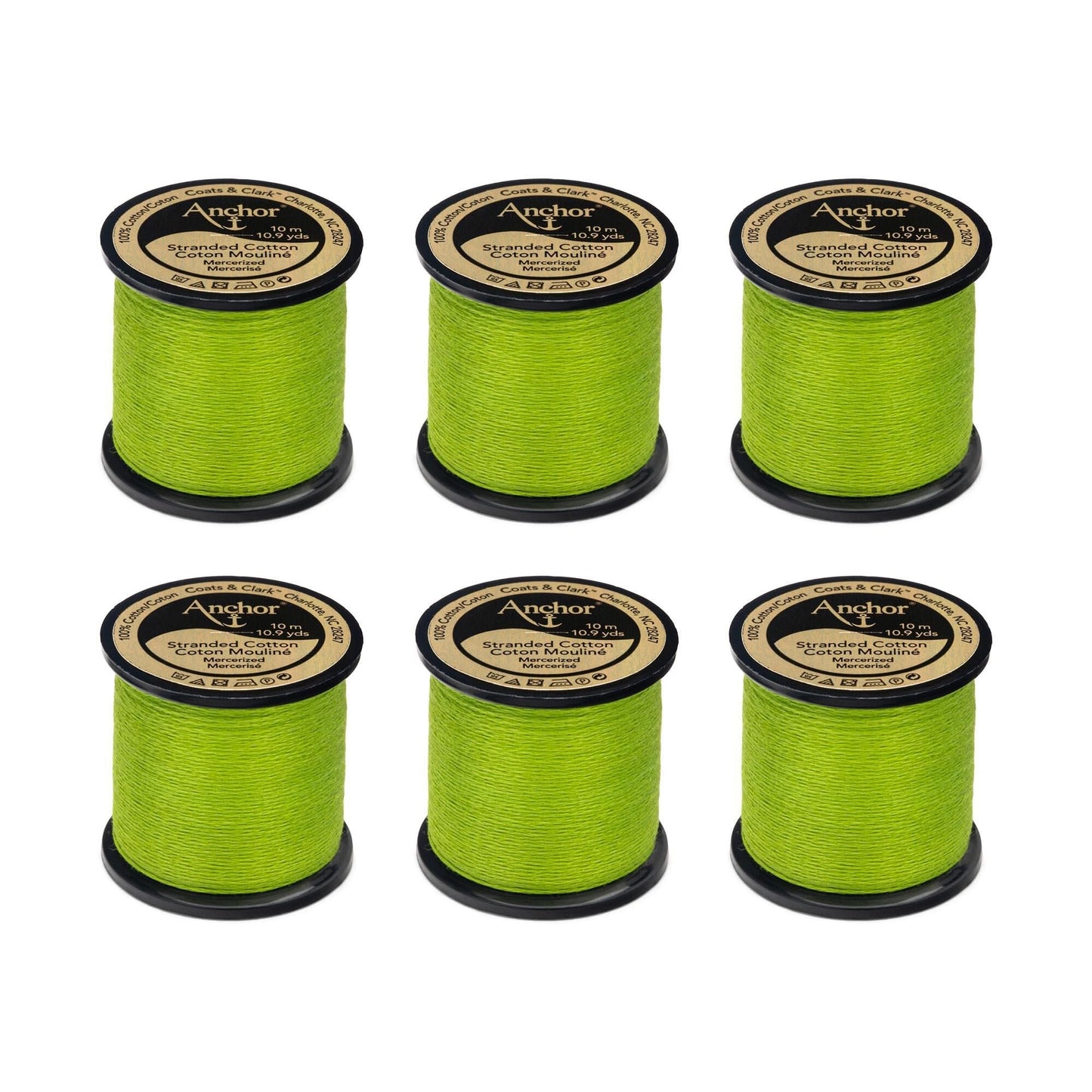 AN Spooled Floss 10 Meters (6 Pack) - Clearance shades