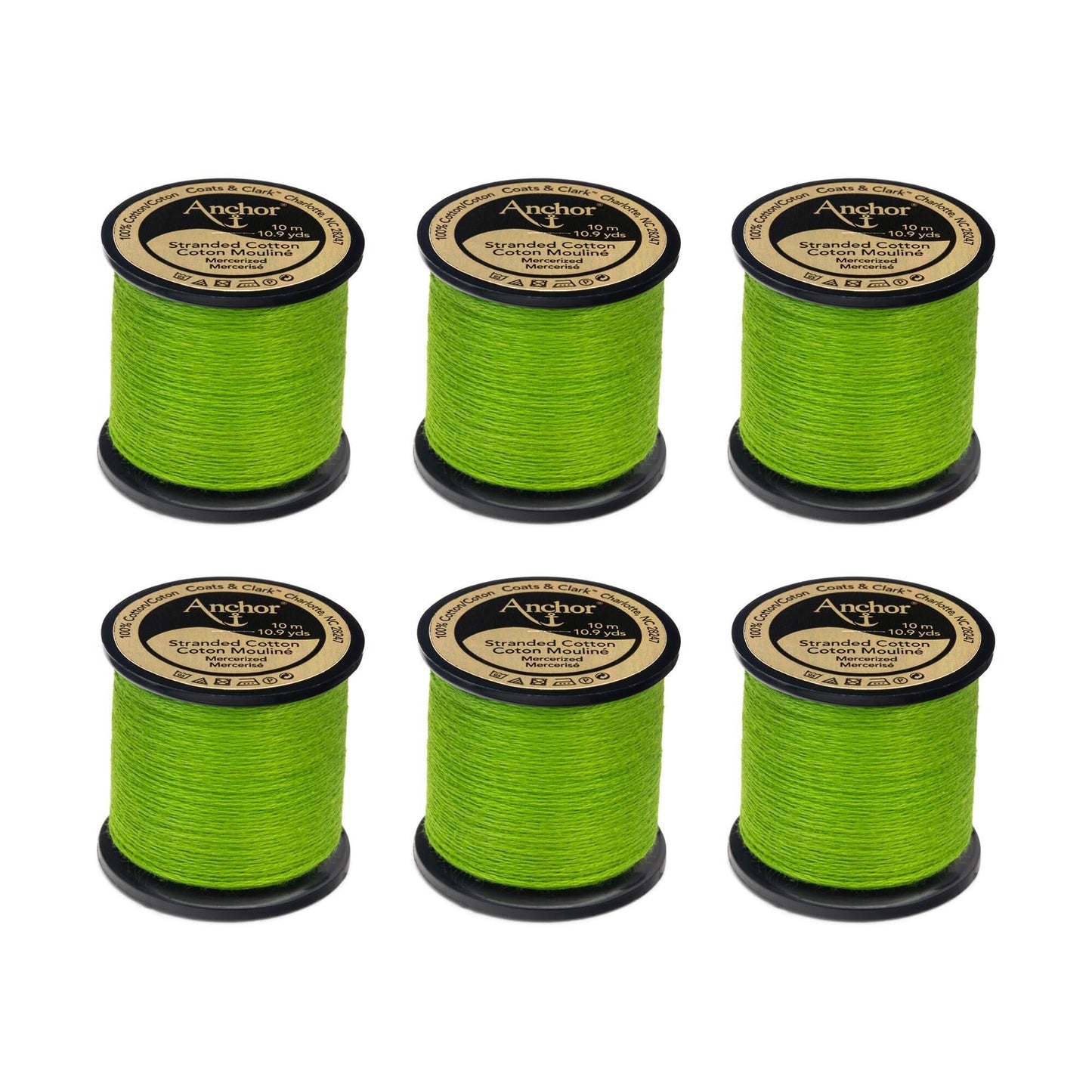AN Spooled Floss 10 Meters (6 Pack) - Clearance shades