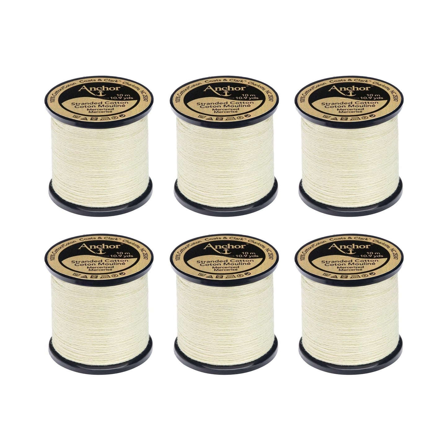 AN Spooled Floss 10 Meters (6 Pack) - Clearance shades