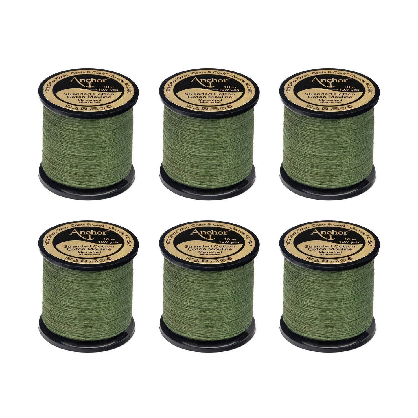 AN Spooled Floss 10 Meters (6 Pack) - Clearance shades
