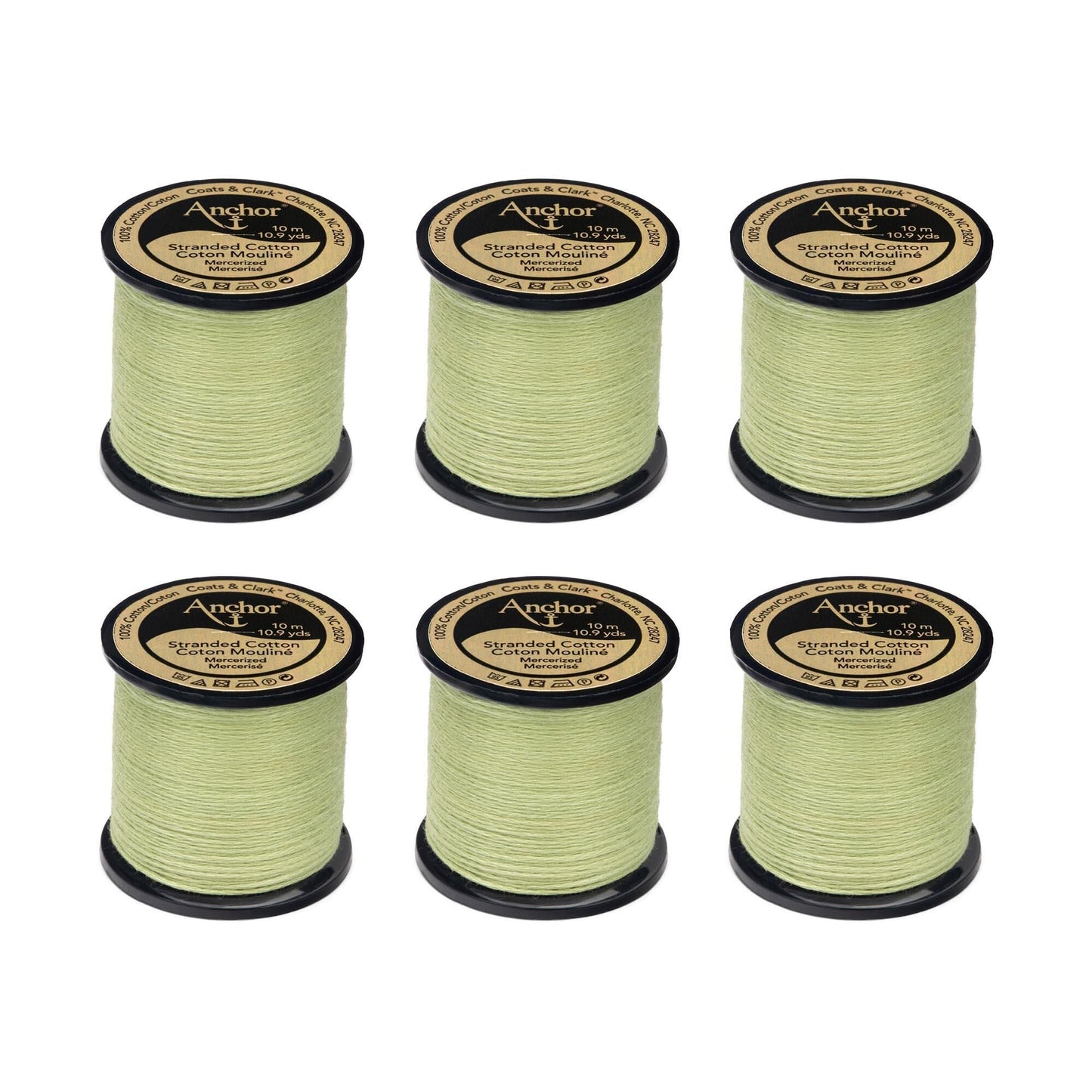 AN Spooled Floss 10 Meters (6 Pack) - Clearance shades