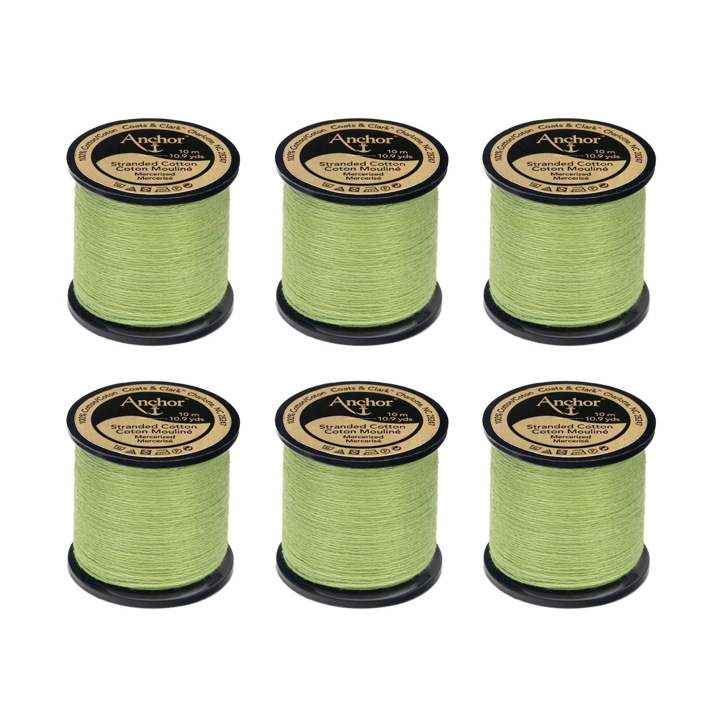 AN Spooled Floss 10 Meters (6 Pack) - Clearance shades
