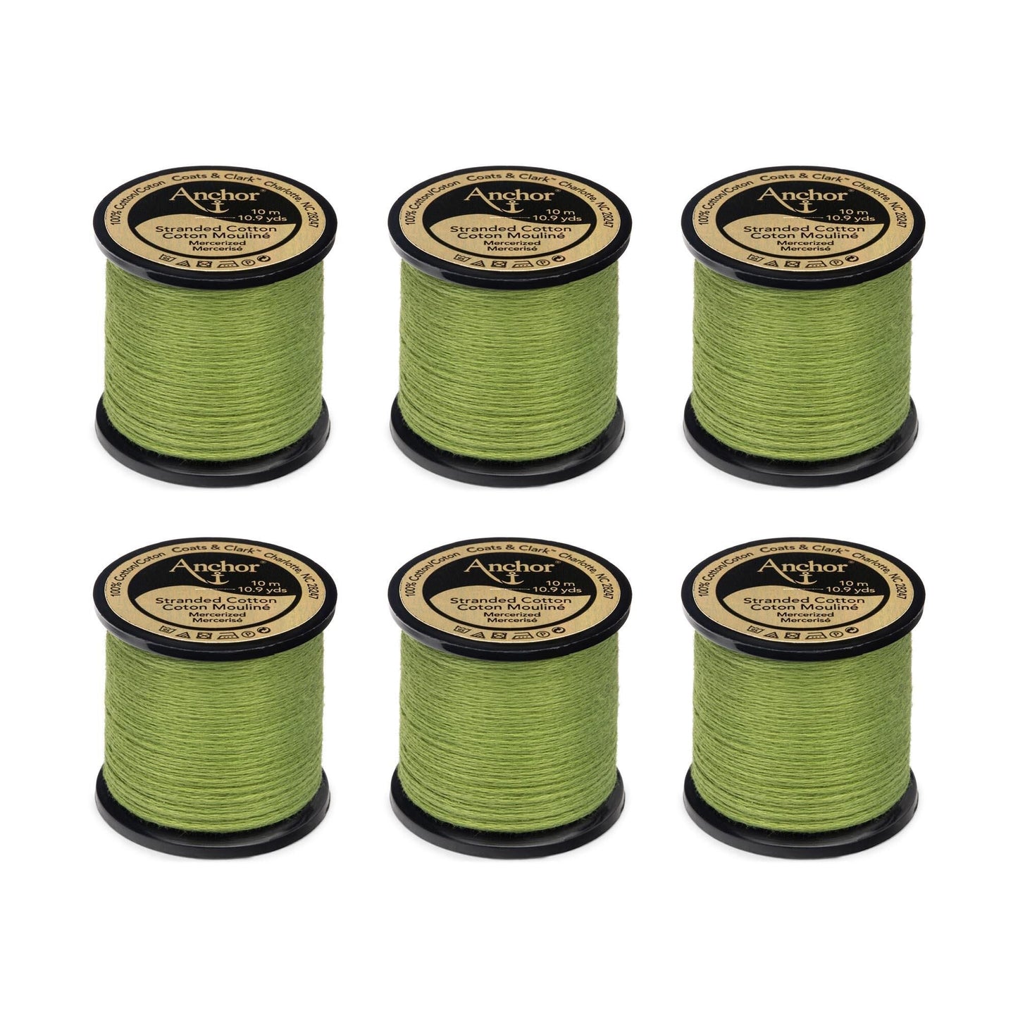 AN Spooled Floss 10 Meters (6 Pack) - Clearance shades
