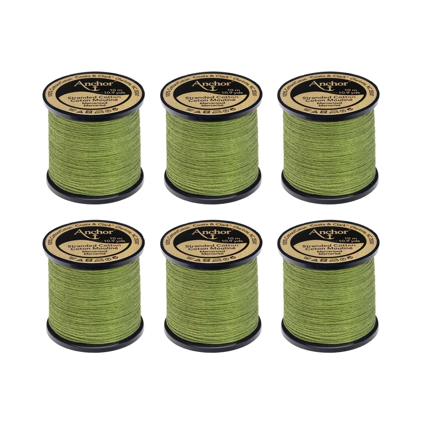 AN Spooled Floss 10 Meters (6 Pack) - Clearance shades