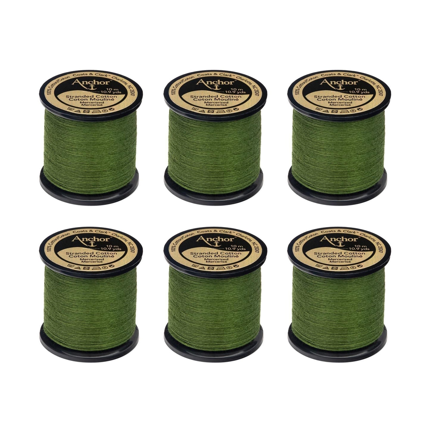 AN Spooled Floss 10 Meters (6 Pack) - Clearance shades