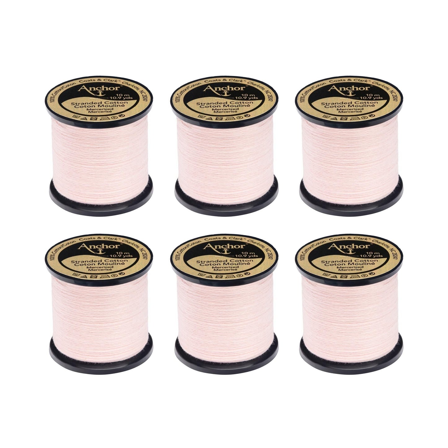 AN Spooled Floss 10 Meters (6 Pack) - Clearance shades