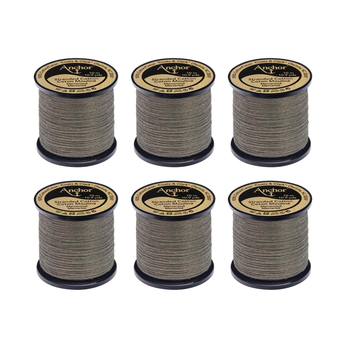 AN Spooled Floss 10 Meters (6 Pack) - Clearance shades