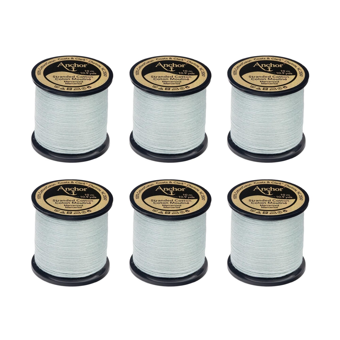 AN Spooled Floss 10 Meters (6 Pack) - Clearance shades