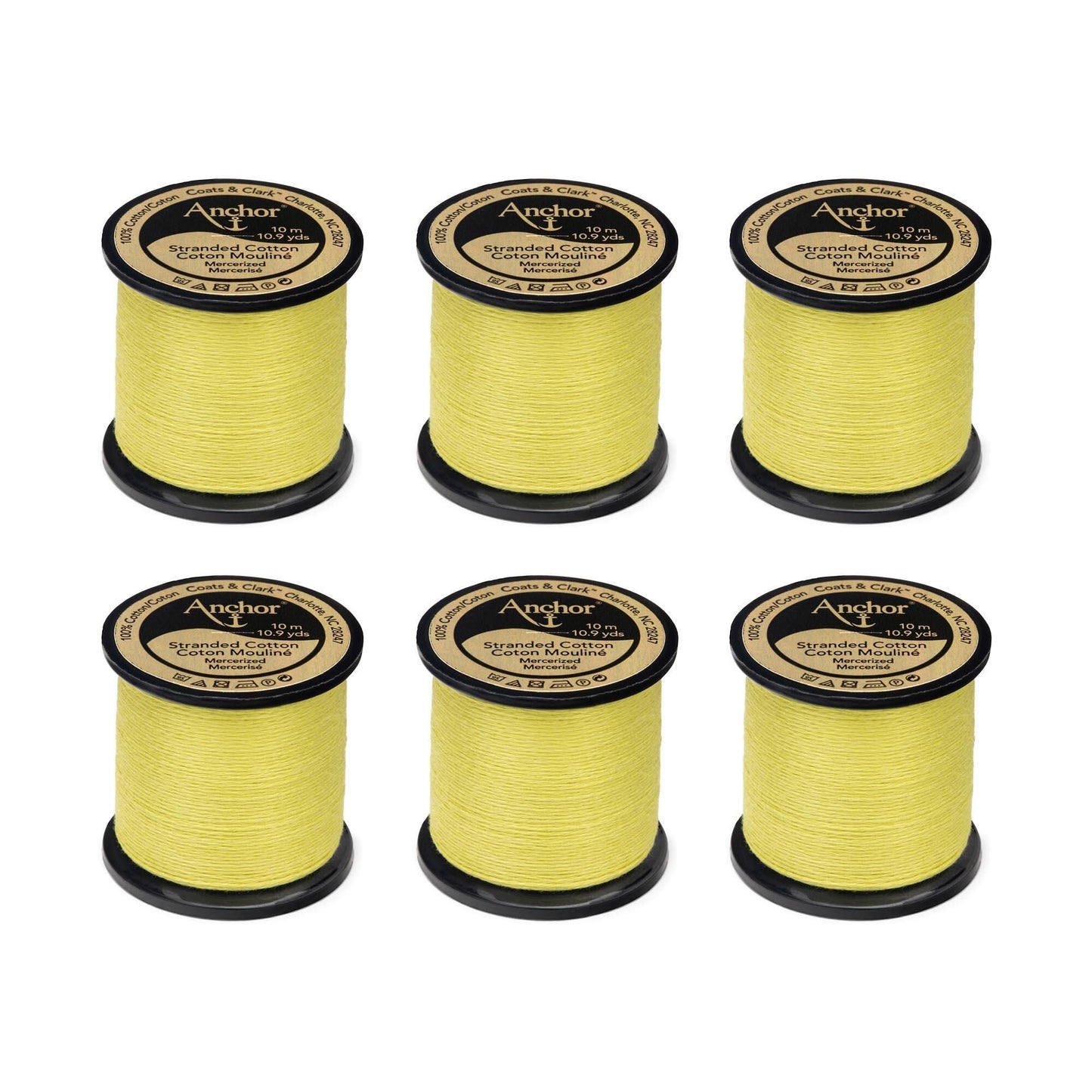 AN Spooled Floss 10 Meters (6 Pack) - Clearance shades