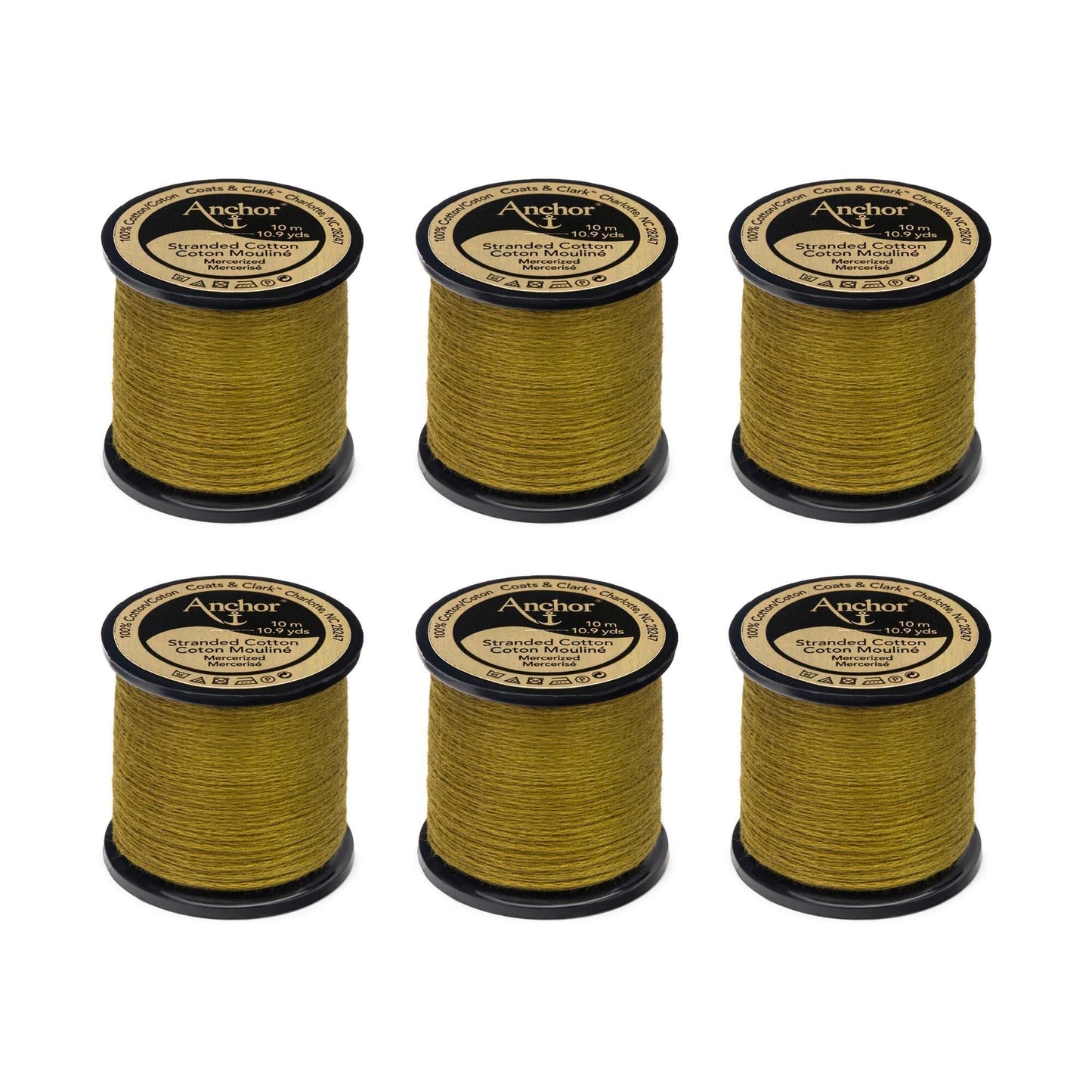 AN Spooled Floss 10 Meters (6 Pack) - Clearance shades