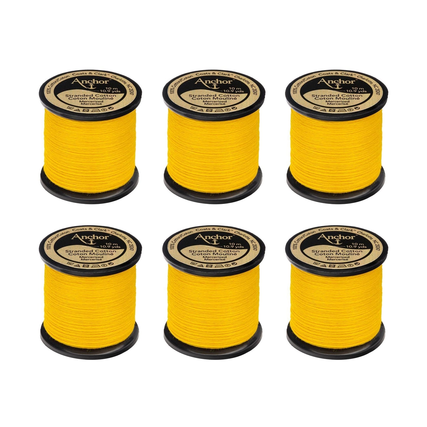 AN Spooled Floss 10 Meters (6 Pack) - Clearance shades