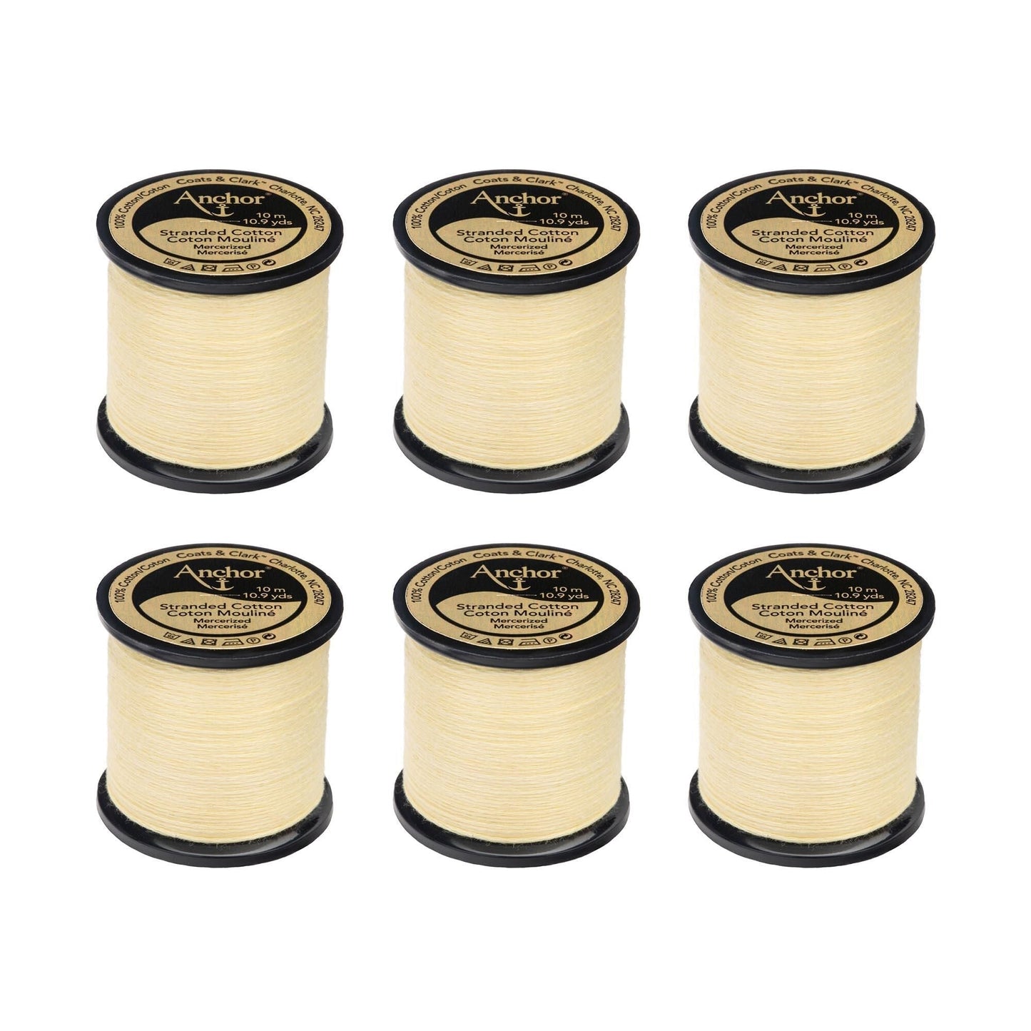 AN Spooled Floss 10 Meters (6 Pack) - Clearance shades
