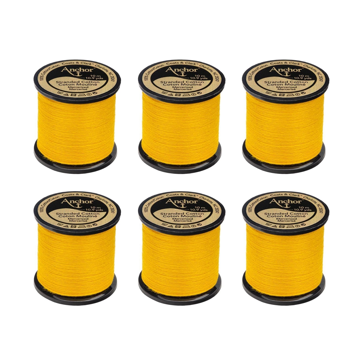 AN Spooled Floss 10 Meters (6 Pack) - Clearance shades