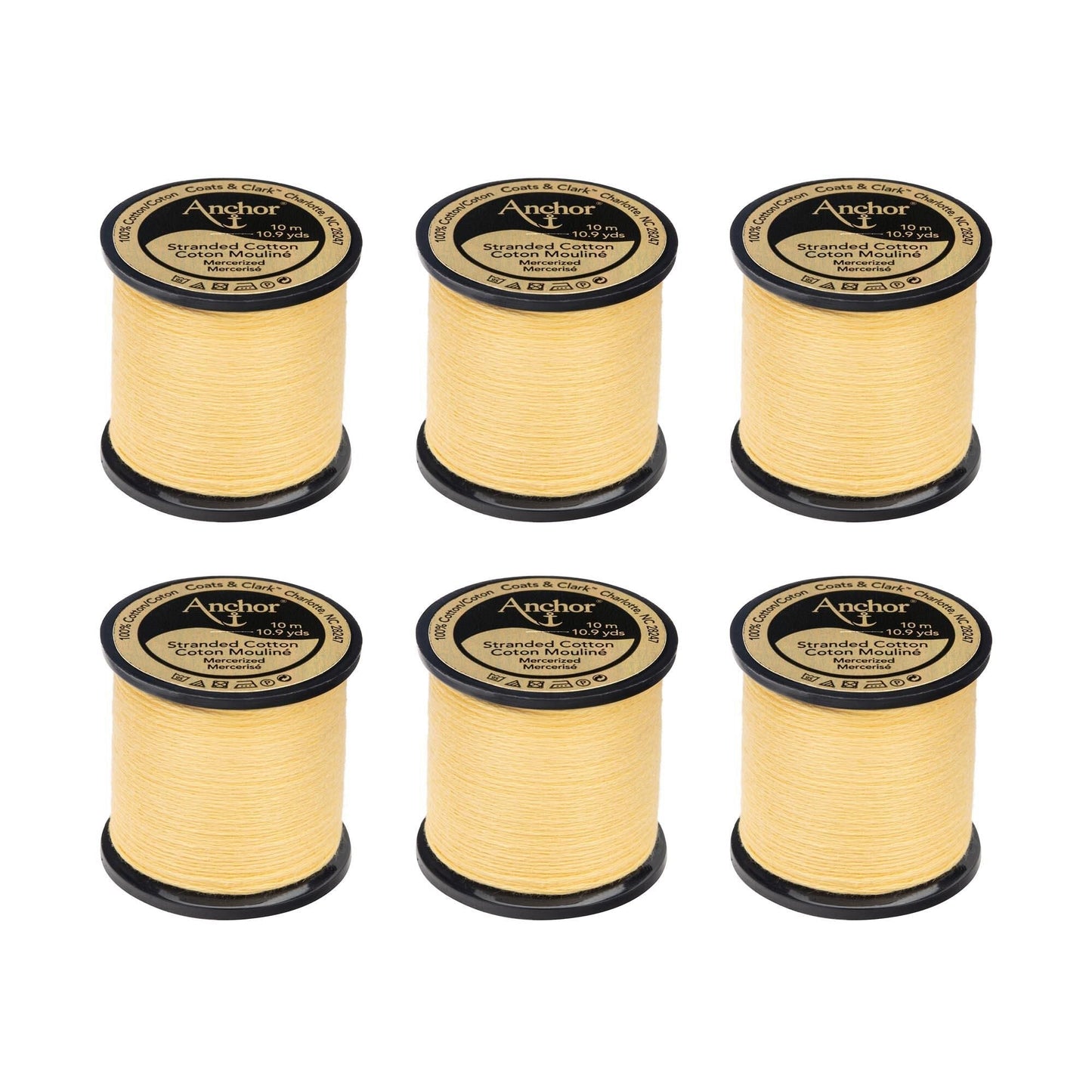 AN Spooled Floss 10 Meters (6 Pack) - Clearance shades