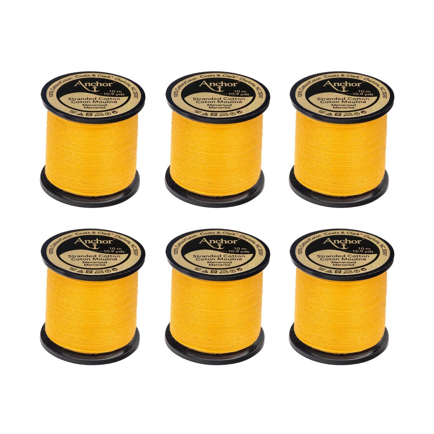 AN Spooled Floss 10 Meters (6 Pack) - Clearance shades