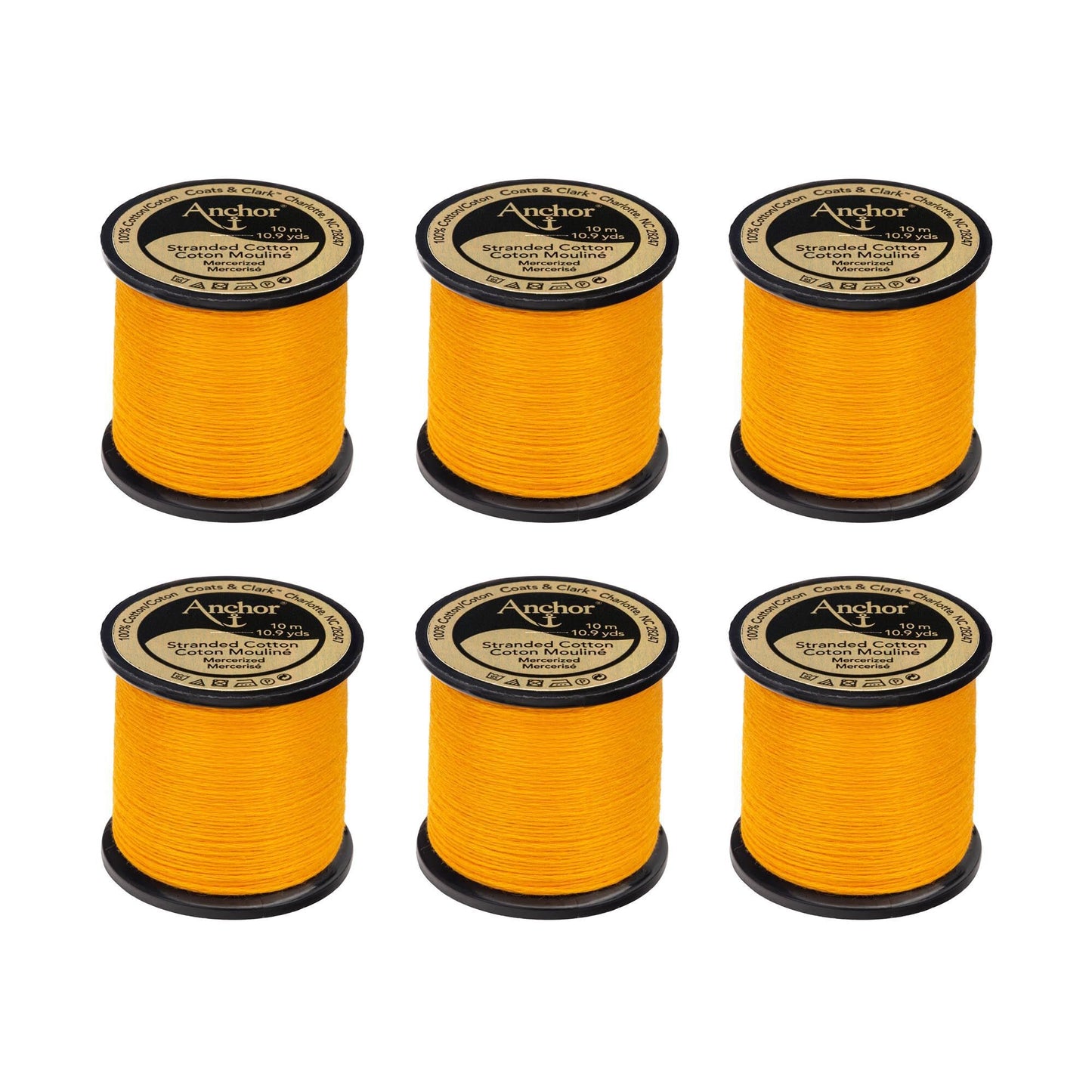 AN Spooled Floss 10 Meters (6 Pack) - Clearance shades