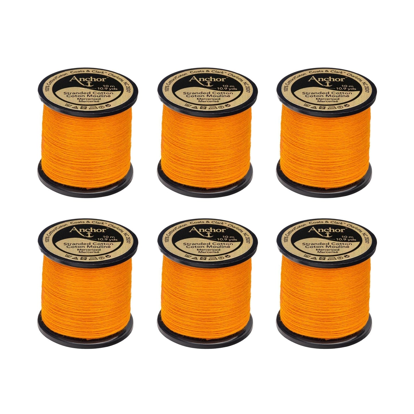 AN Spooled Floss 10 Meters (6 Pack) - Clearance shades