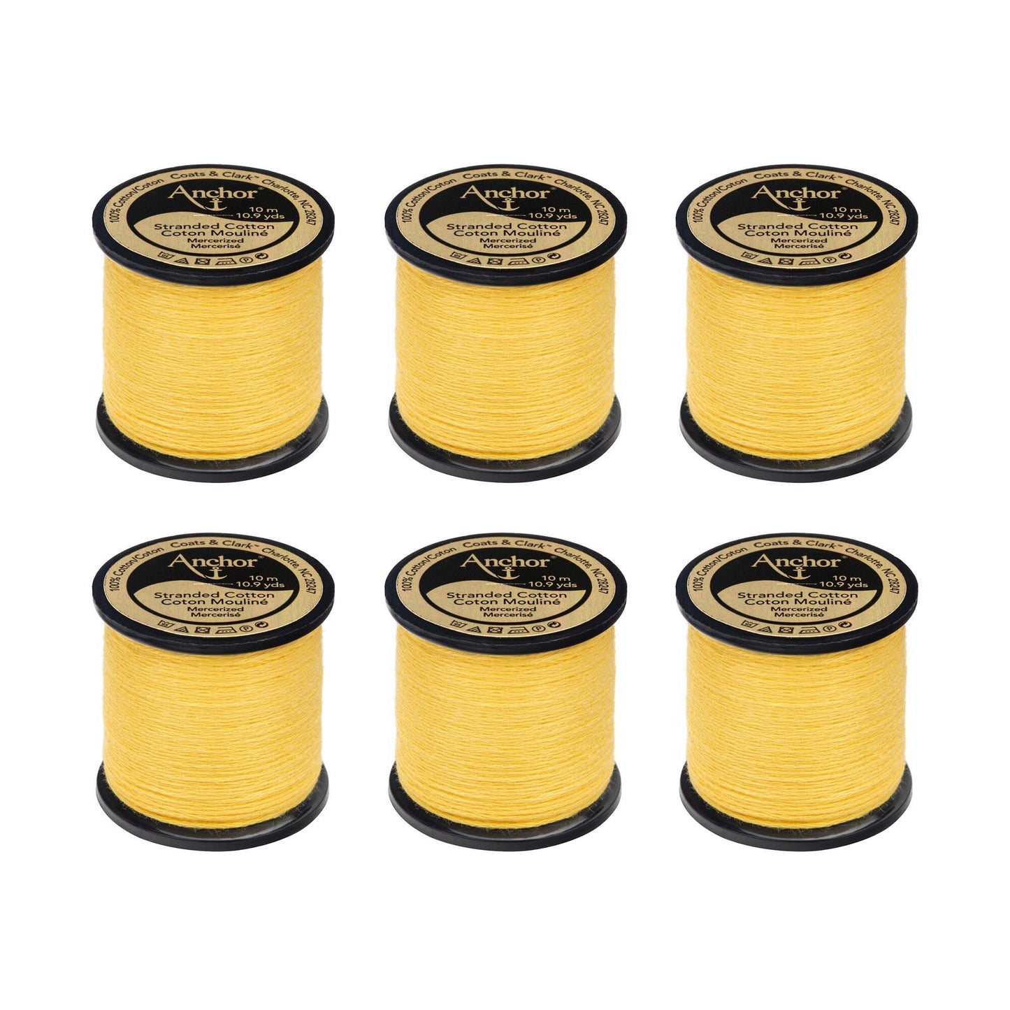 AN Spooled Floss 10 Meters (6 Pack) - Clearance shades