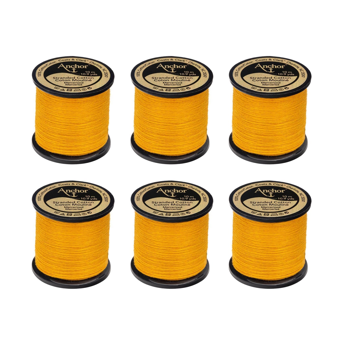 AN Spooled Floss 10 Meters (6 Pack) - Clearance shades