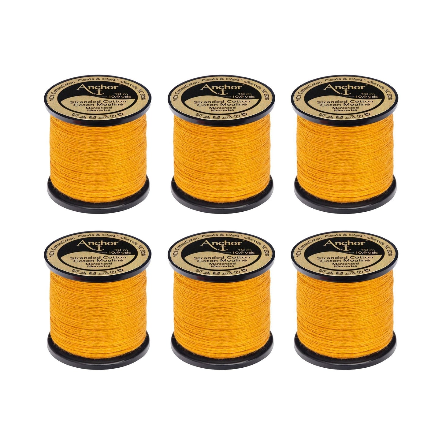 AN Spooled Floss 10 Meters (6 Pack) - Clearance shades