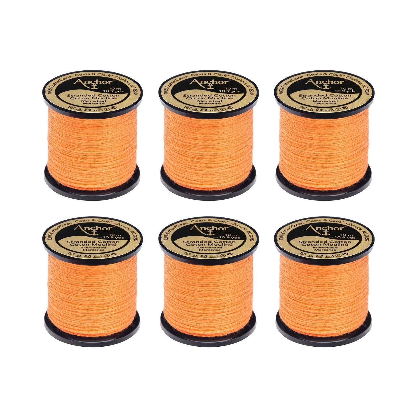 AN Spooled Floss 10 Meters (6 Pack) - Clearance shades