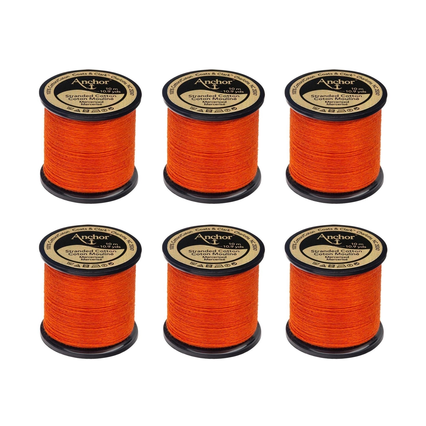 AN Spooled Floss 10 Meters (6 Pack) - Clearance shades