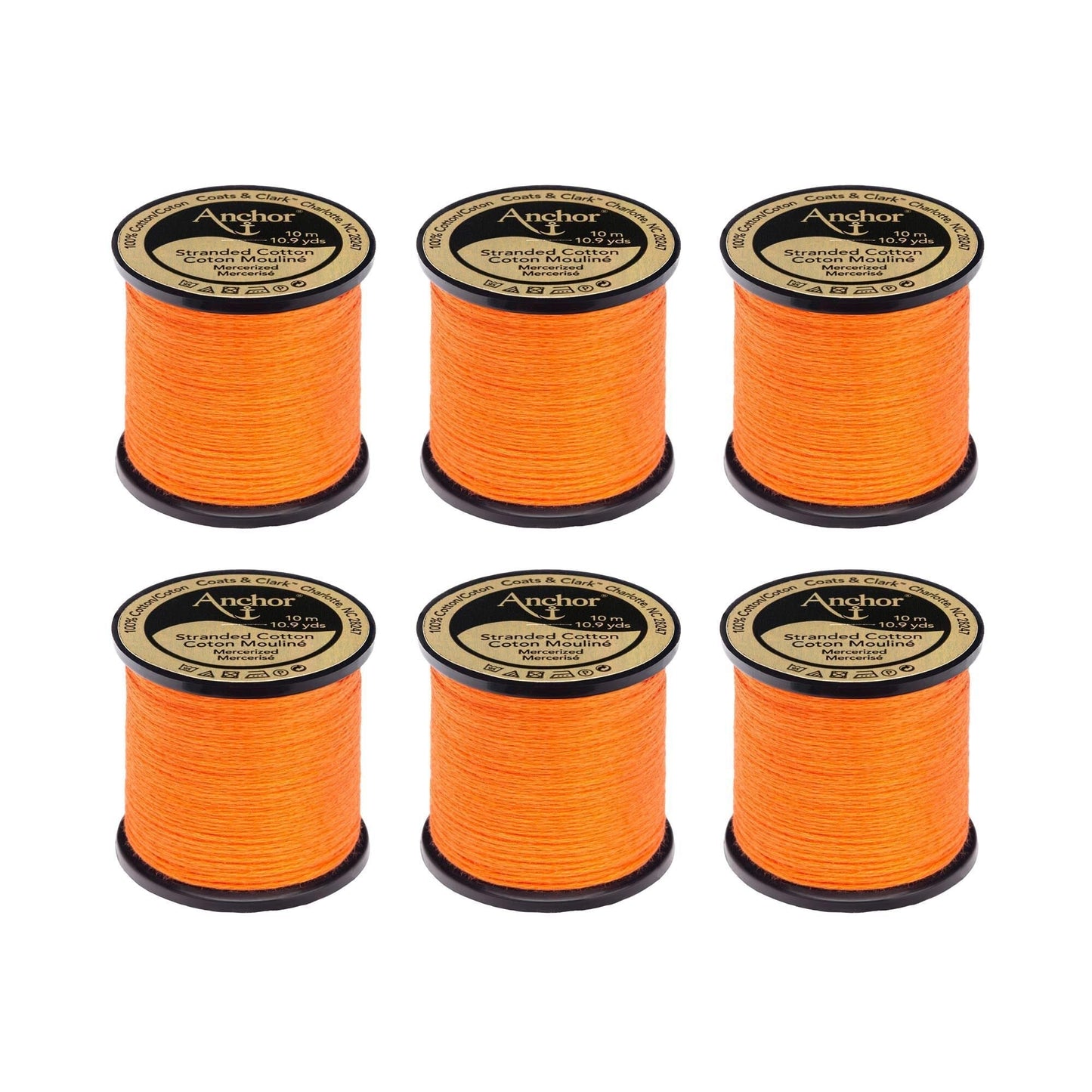 AN Spooled Floss 10 Meters (6 Pack) - Clearance shades