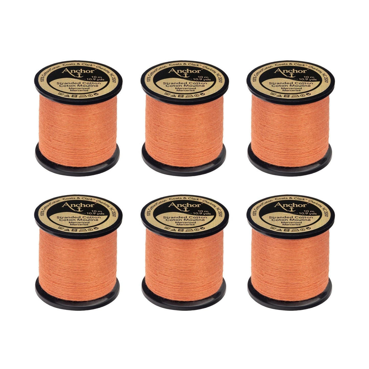 AN Spooled Floss 10 Meters (6 Pack) - Clearance shades