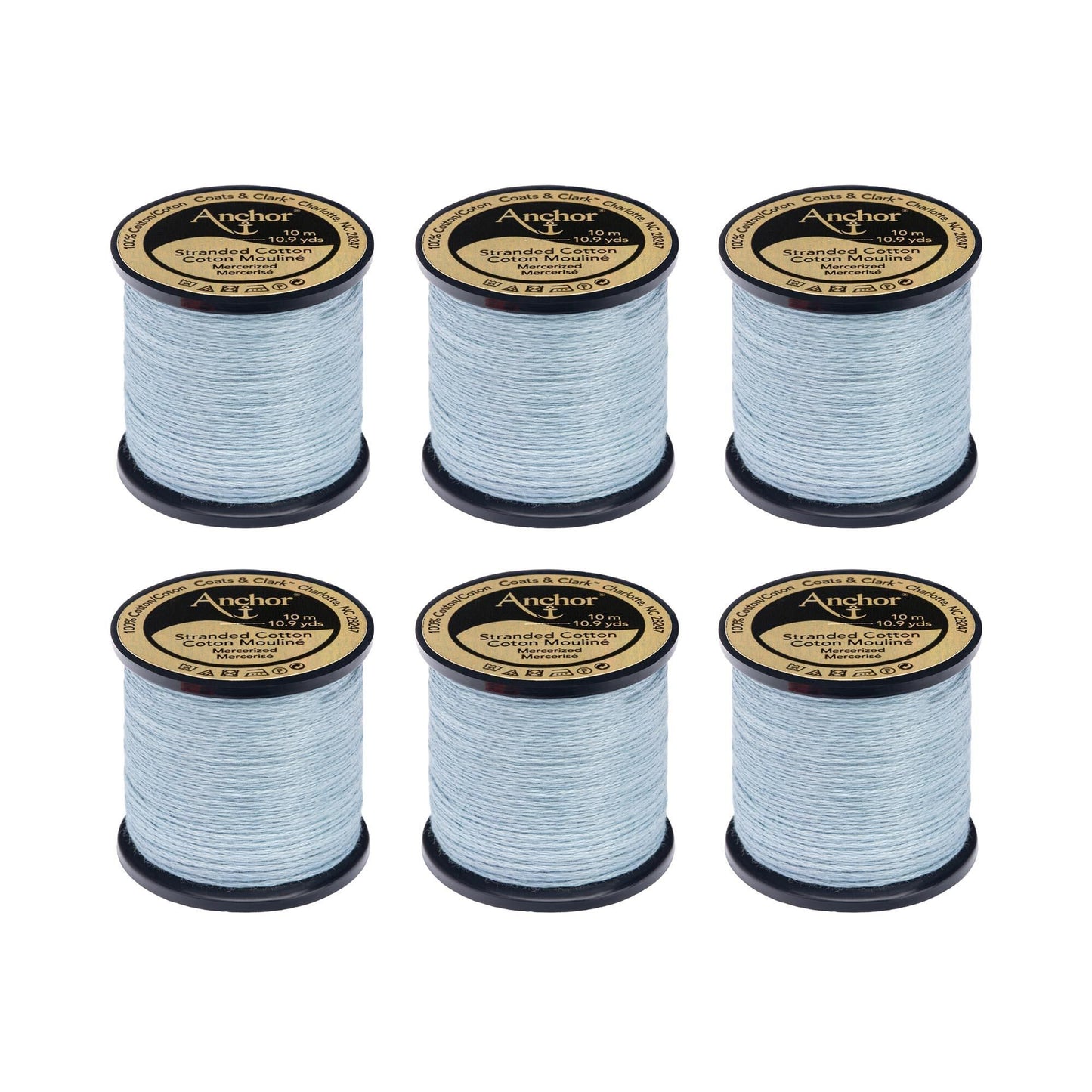 AN Spooled Floss 10 Meters (6 Pack) - Clearance shades