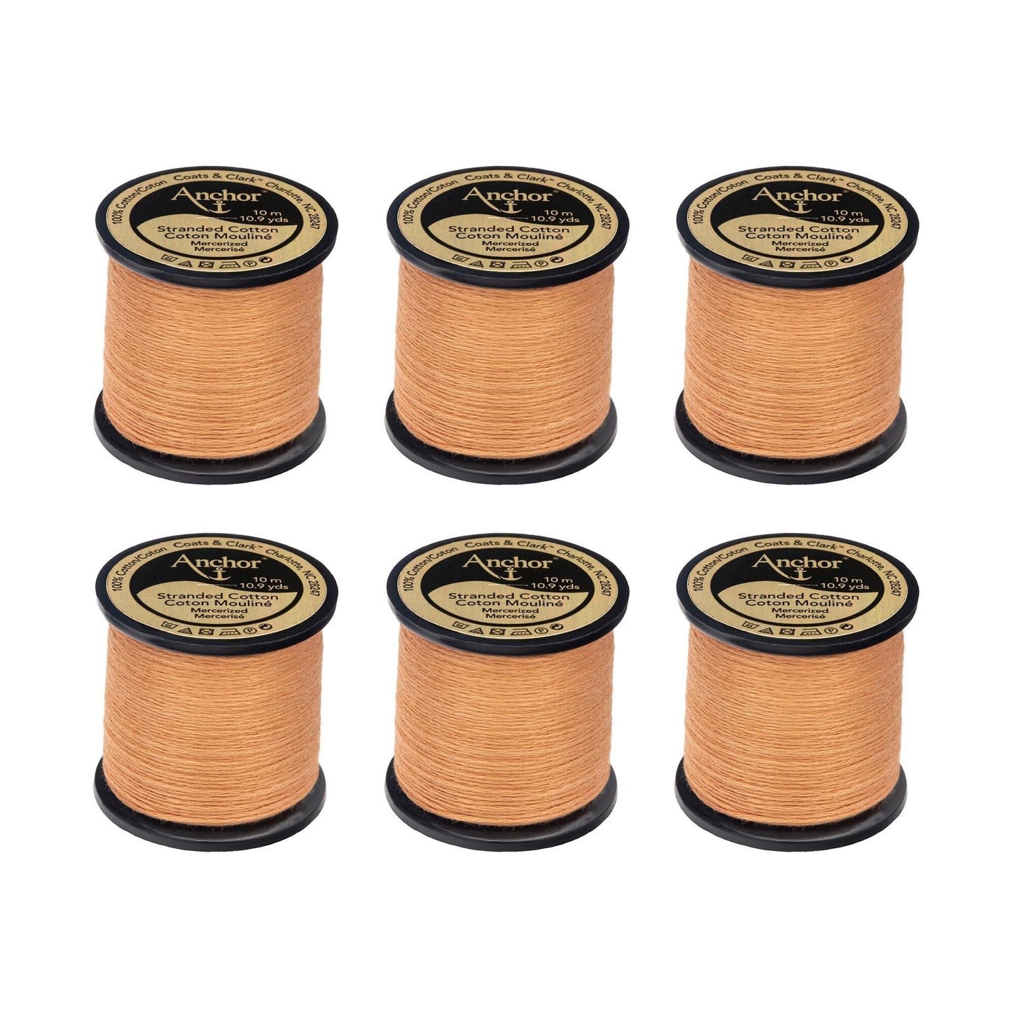AN Spooled Floss 10 Meters (6 Pack) - Clearance shades
