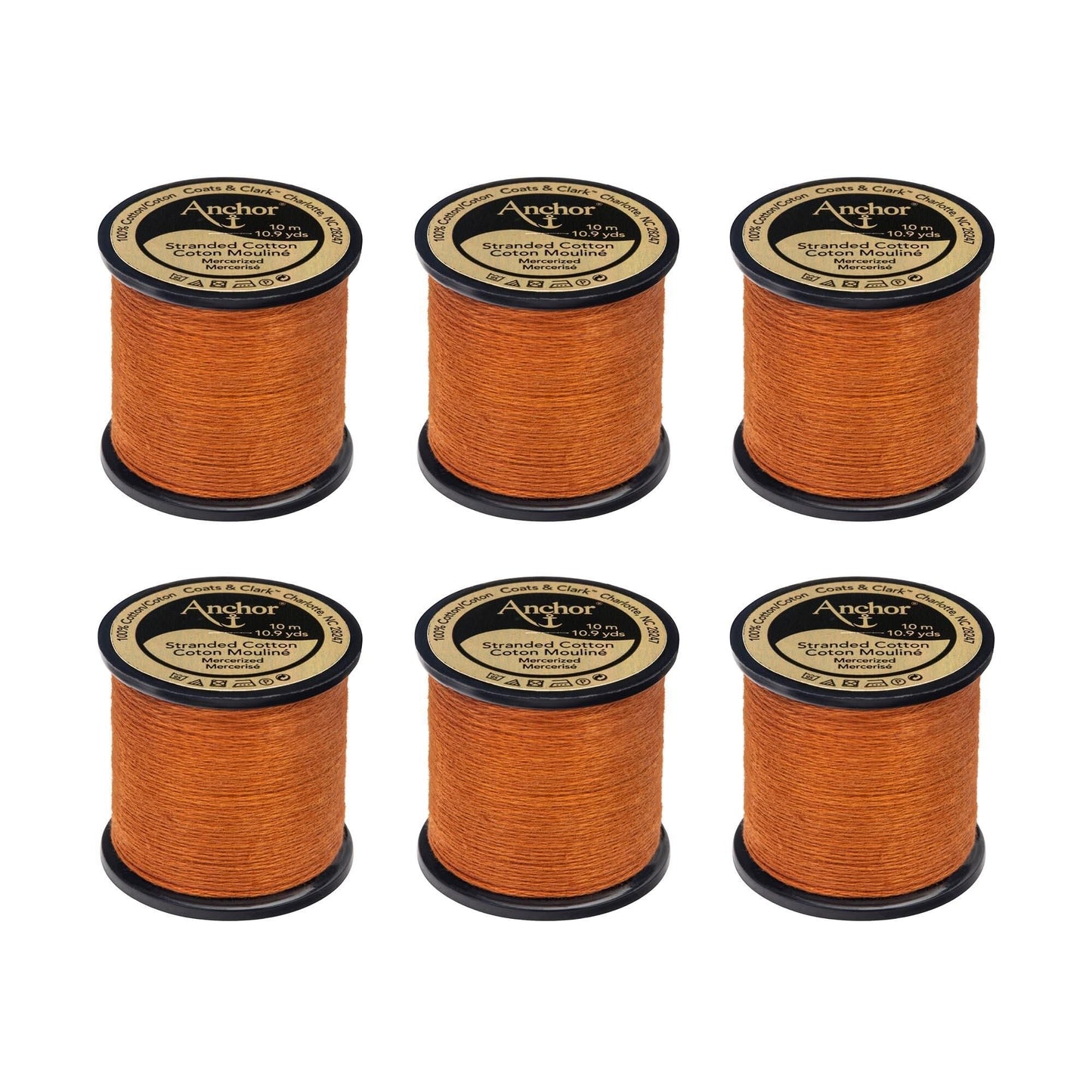 AN Spooled Floss 10 Meters (6 Pack) - Clearance shades