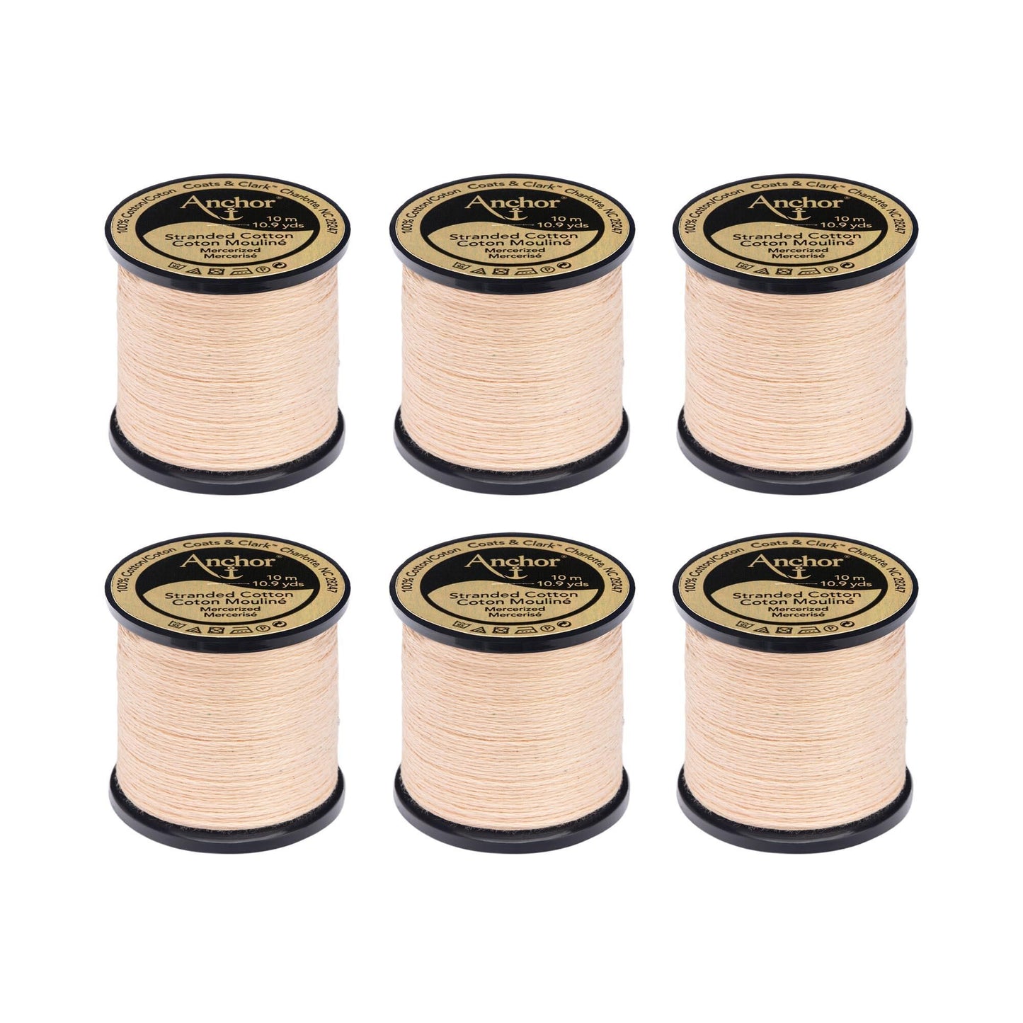 AN Spooled Floss 10 Meters (6 Pack) - Clearance shades