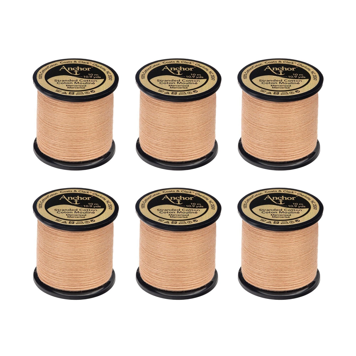 AN Spooled Floss 10 Meters (6 Pack) - Clearance shades